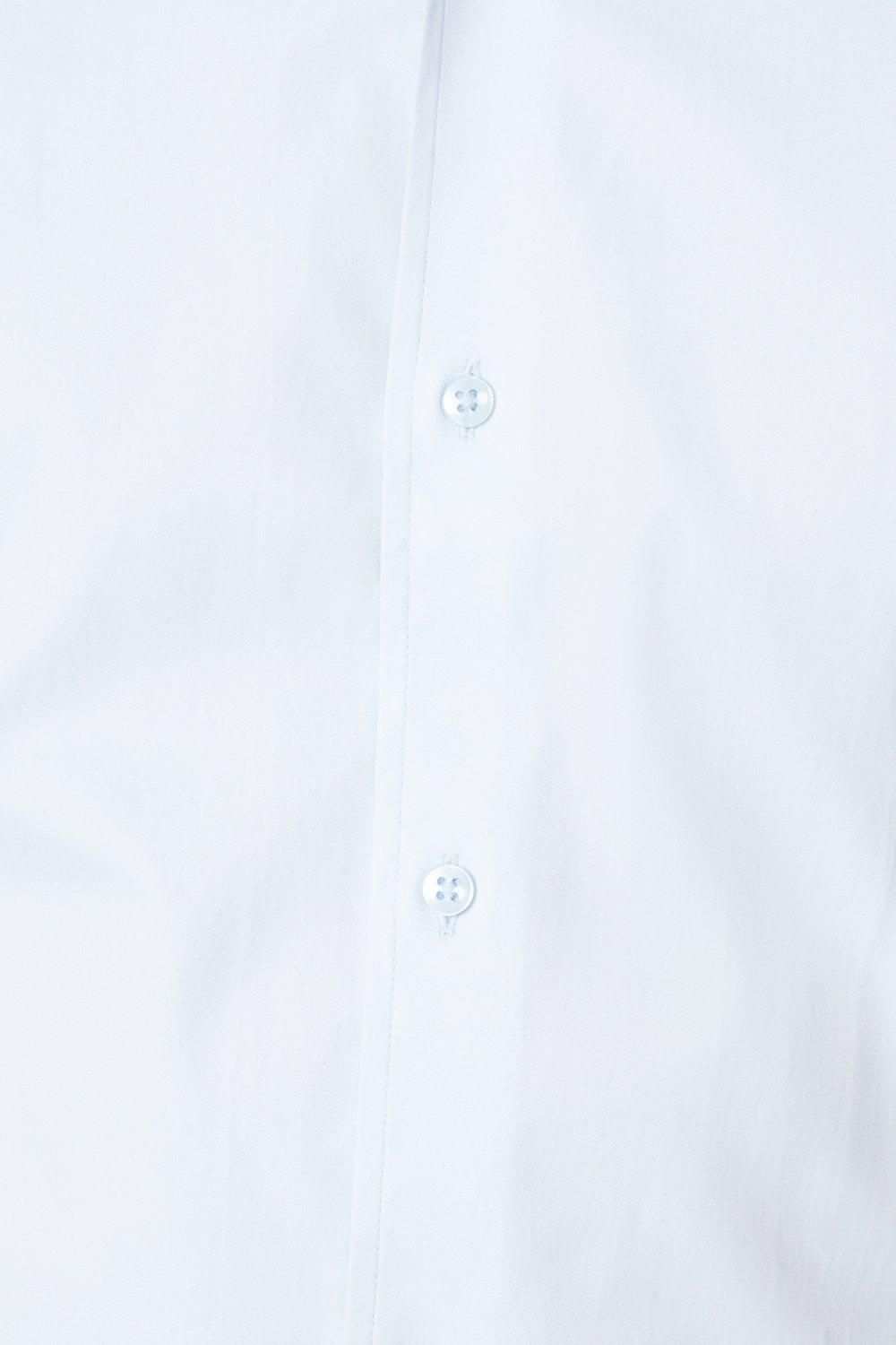 Blue Tailored Fit Long Sleeve Easy Iron Shirt - Image 6