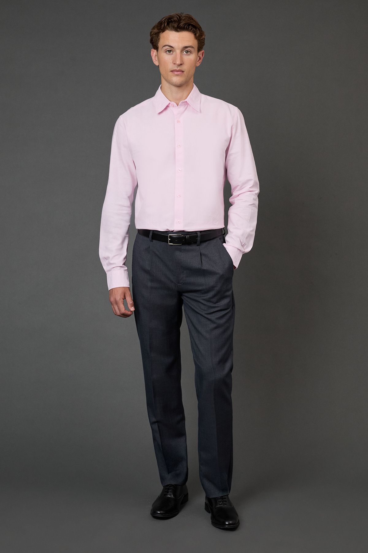 Pink Oxford Long Sleeve Shirt - Image 2