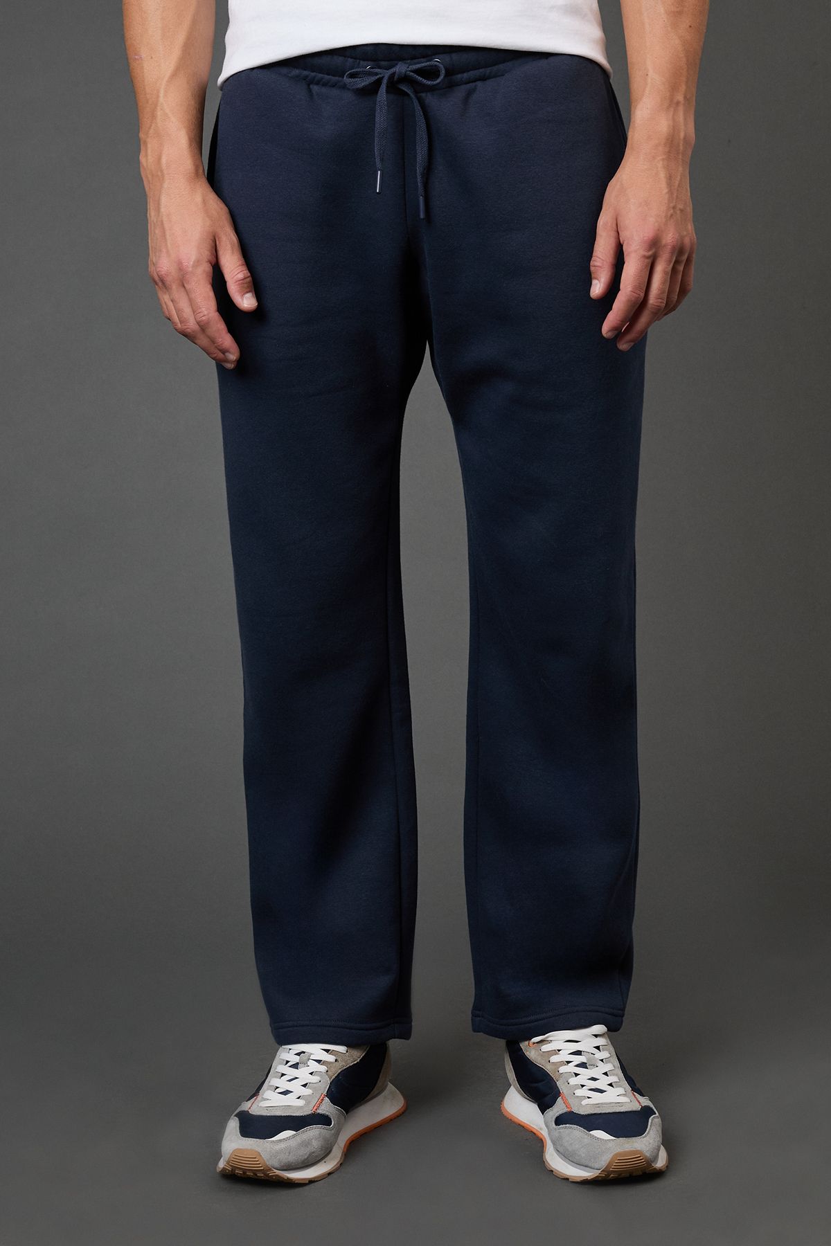 Navy Straight Leg Joggers