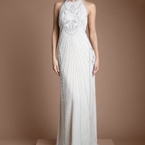 Coast Honoured Sculpting Halterneck Embellished Wedding Dress
