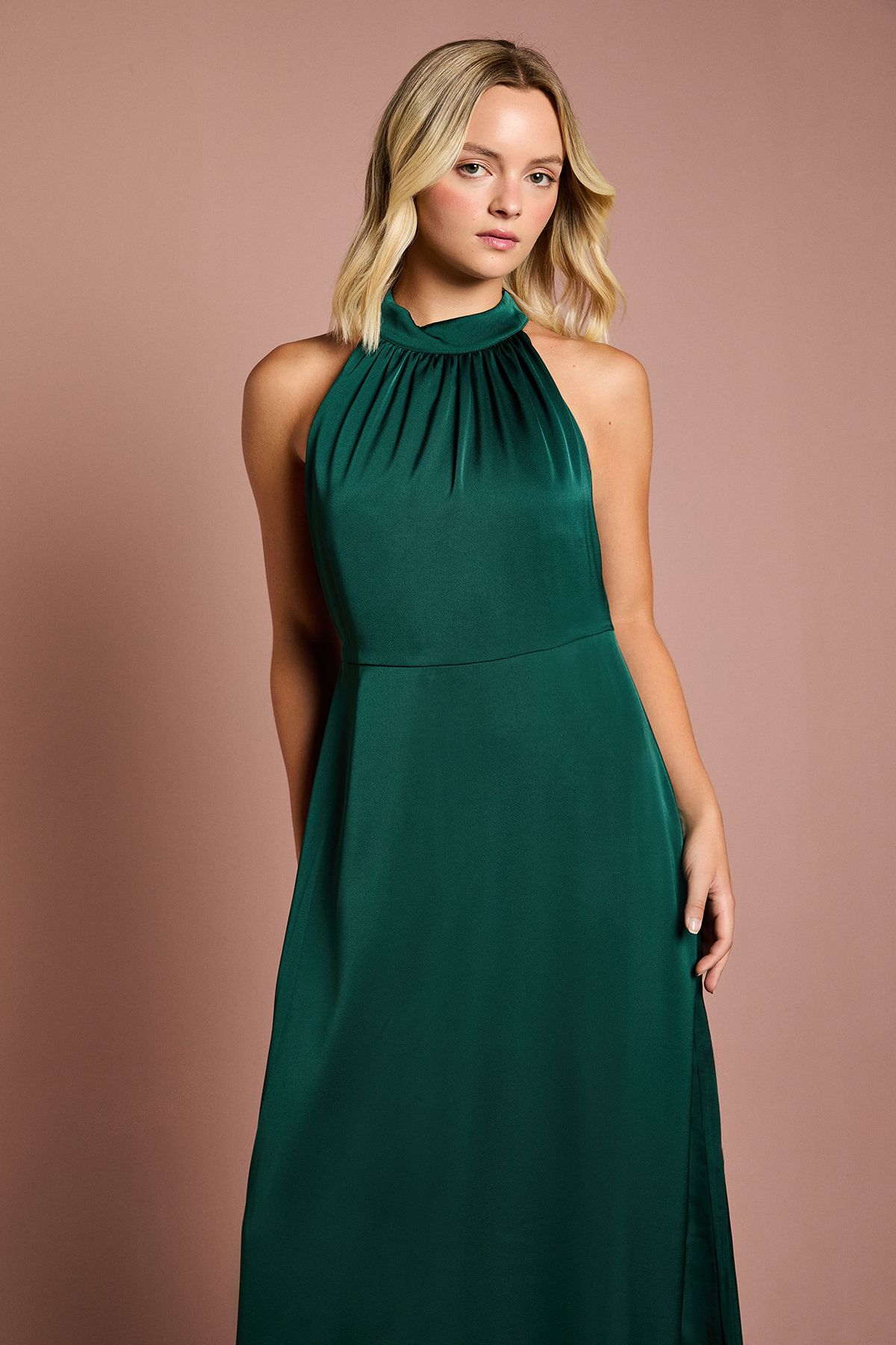 Teen Coast Halterneck Bridesmaid Dress - Image 4