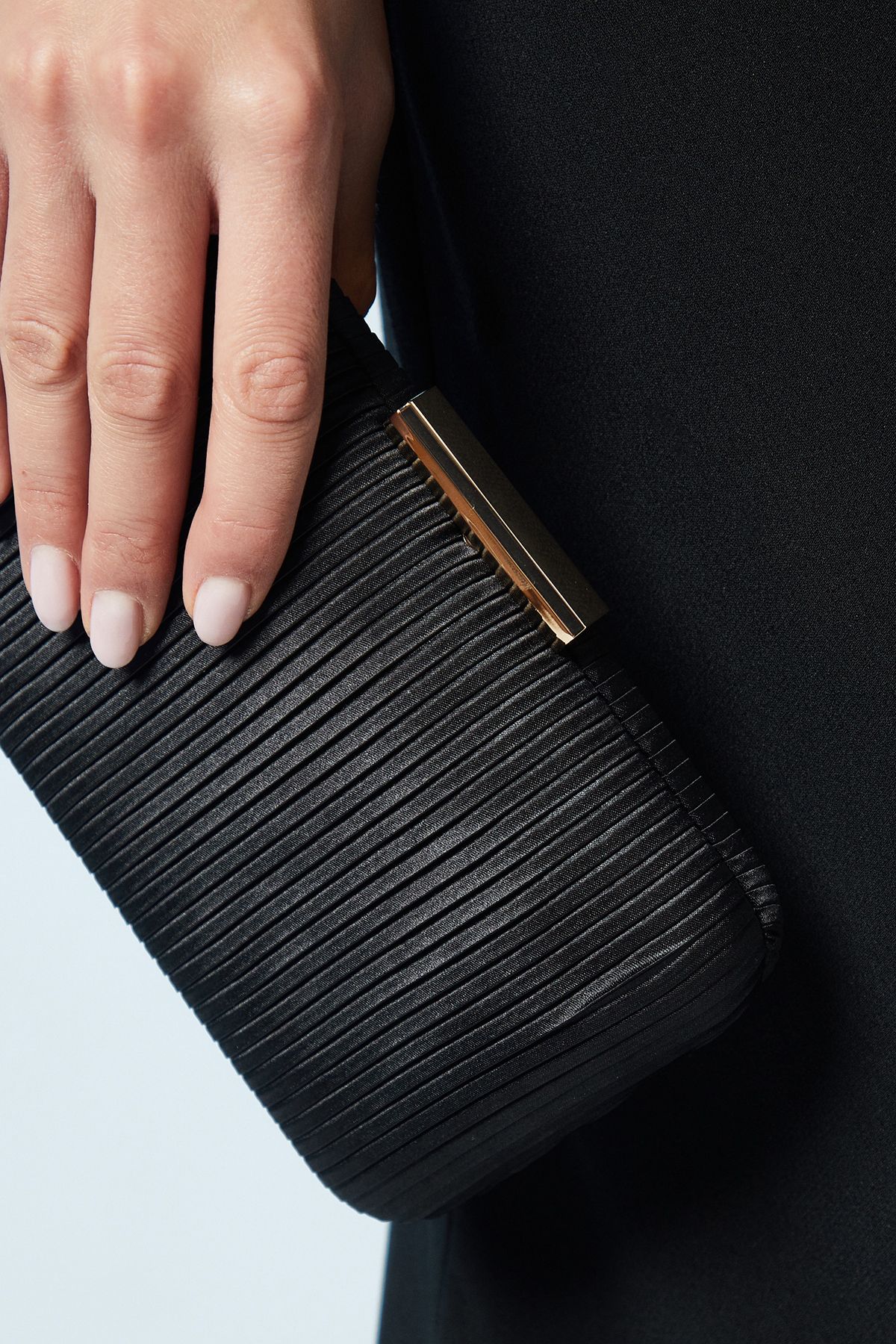 Brooke Satin Clutch Bag