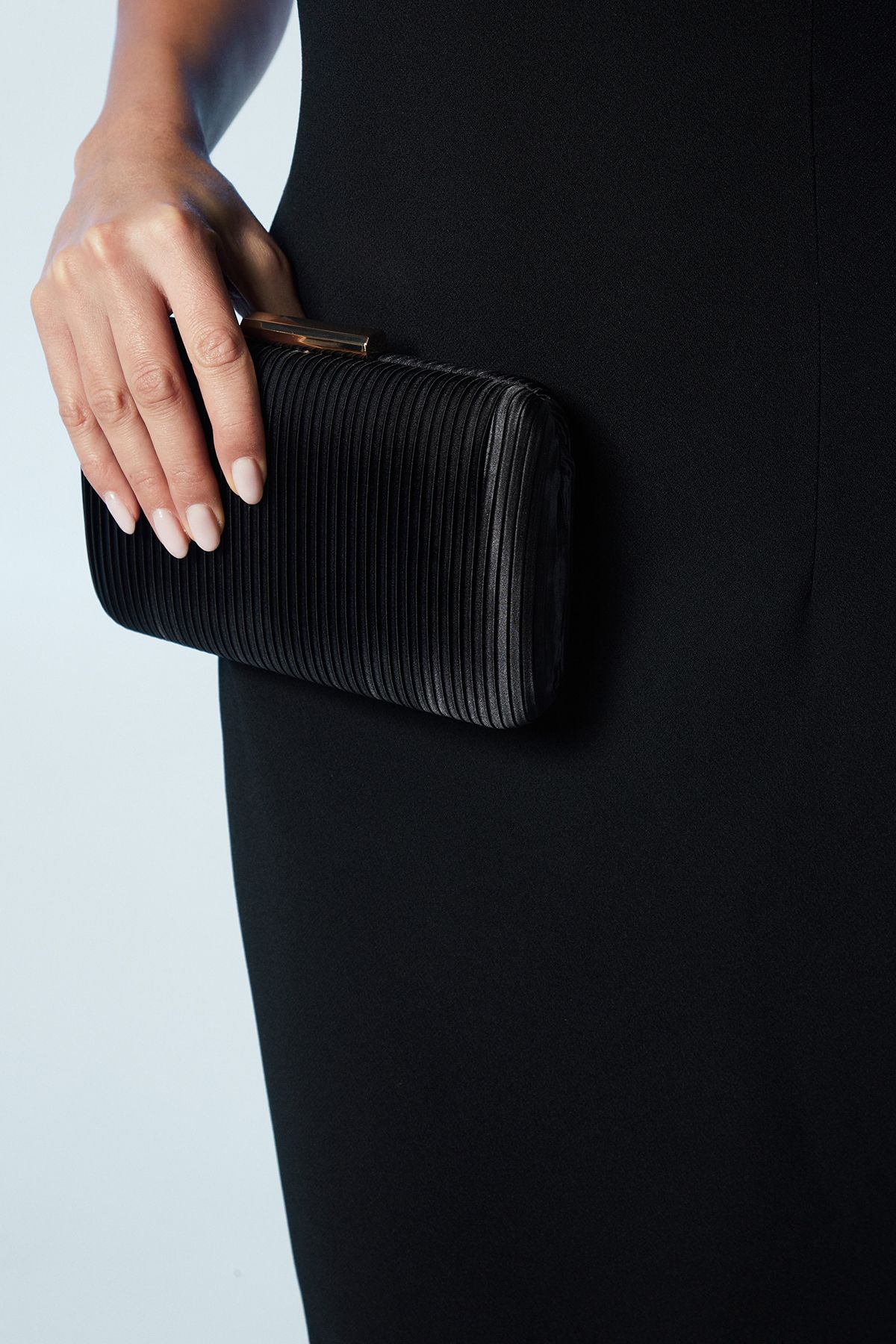 Brooke Satin Clutch Bag - Image 3