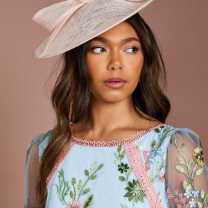Loop Detail Wide Brim Fascinator