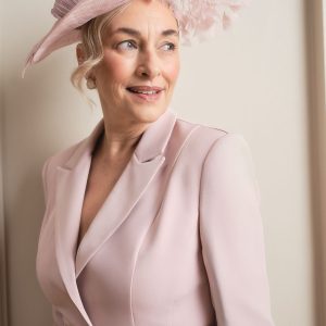Lisa Tan Feather And Bow Detail Fascinator