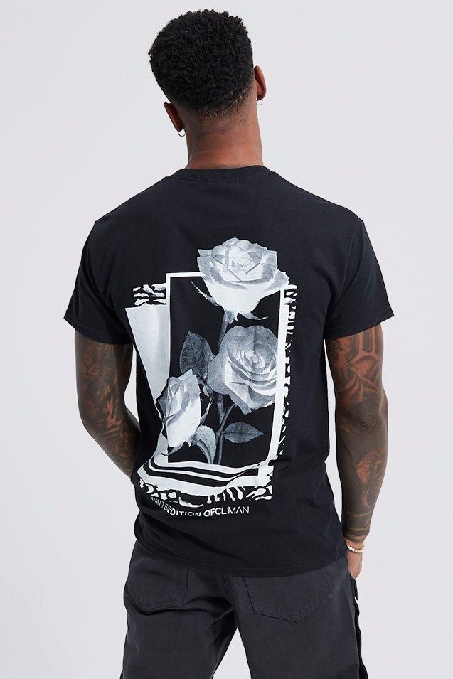 Regular Fit Rose Graphic T-shirt