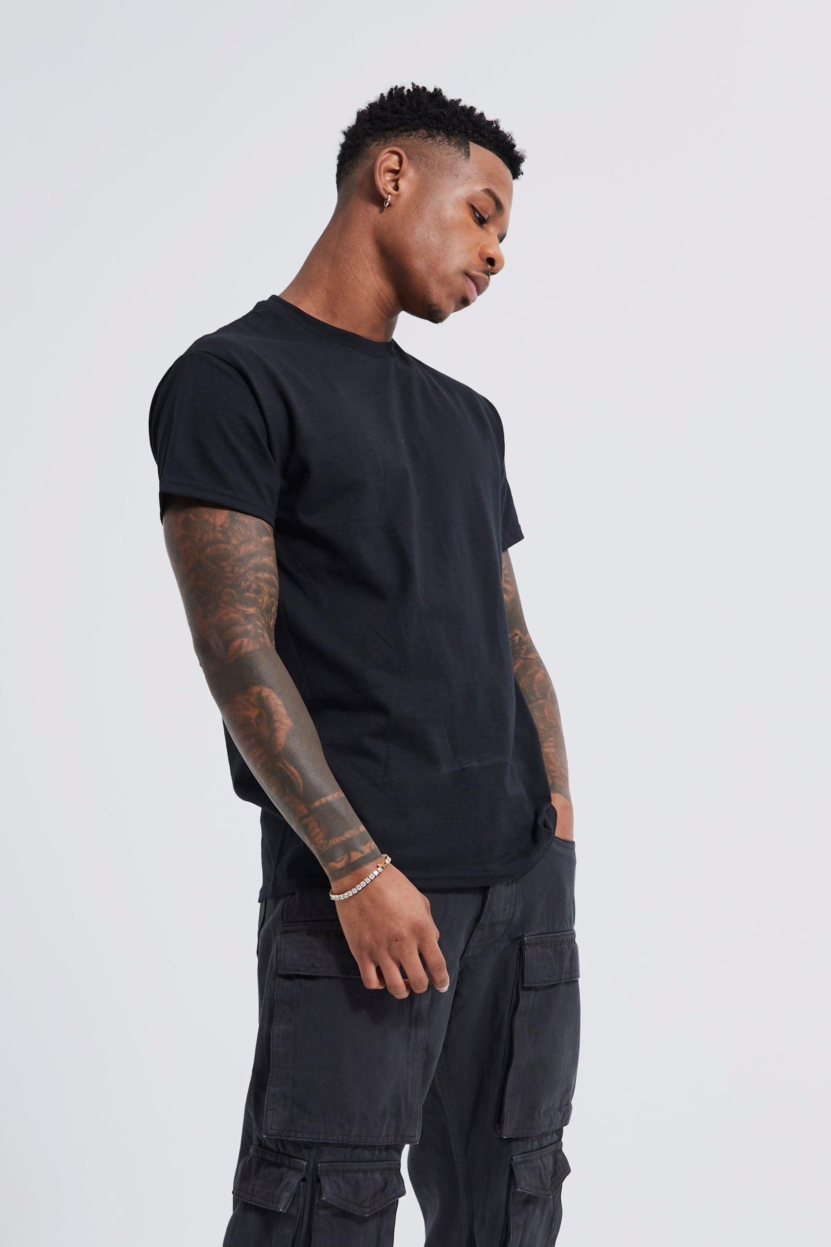 Regular Fit Rose Graphic T-shirt - Image 2