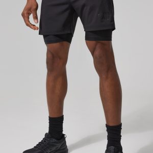 Training Dept 5inch 2-in-1 Regular Fit Shorts