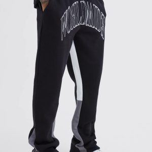 Regular Fit Worldwide Contrast Stitch Gusset Jogger