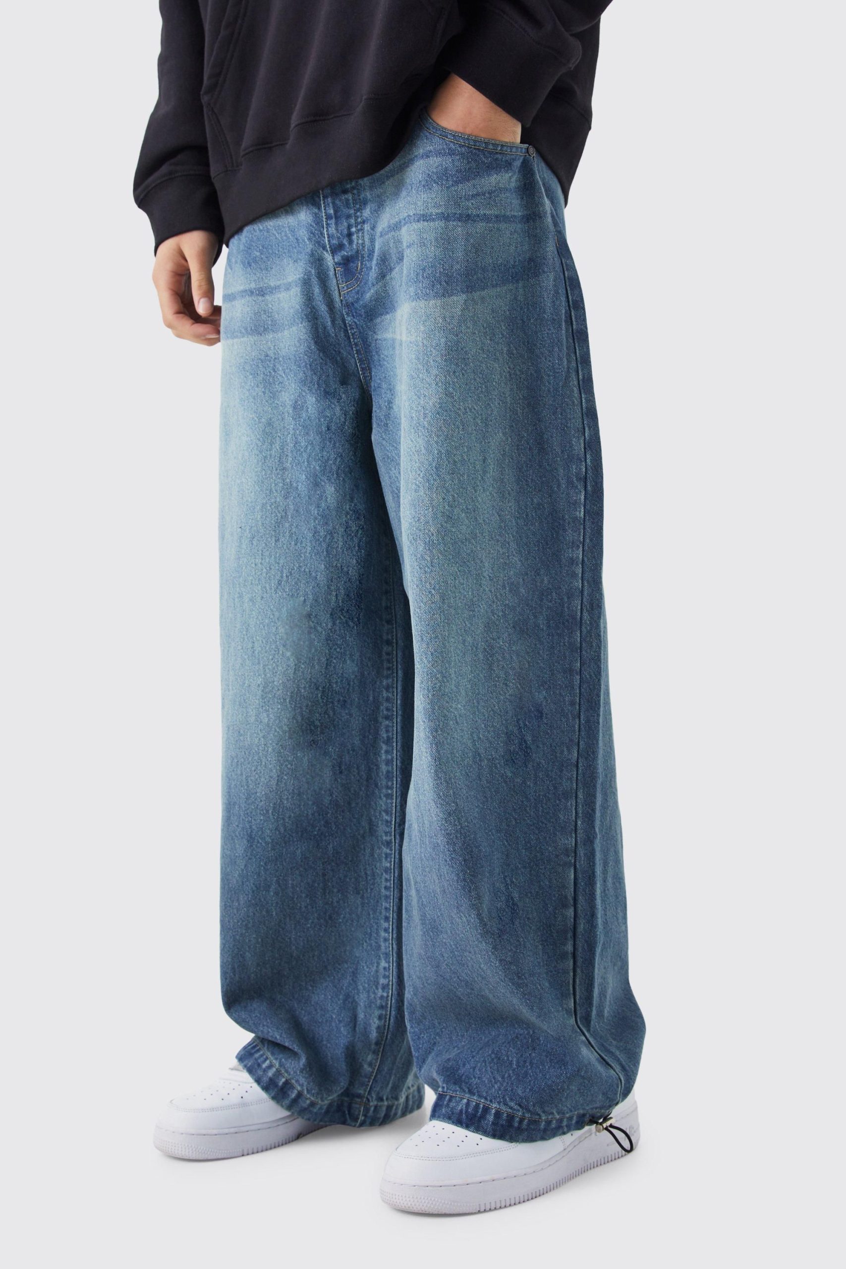 Denim Parachute Washed Jeans