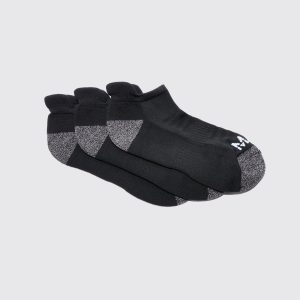 Man Active Cushioned Training Trainer 3 Pack Socks