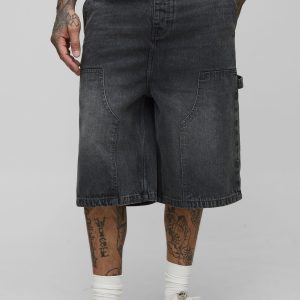 Tall Carpenter Detail Denim Jorts