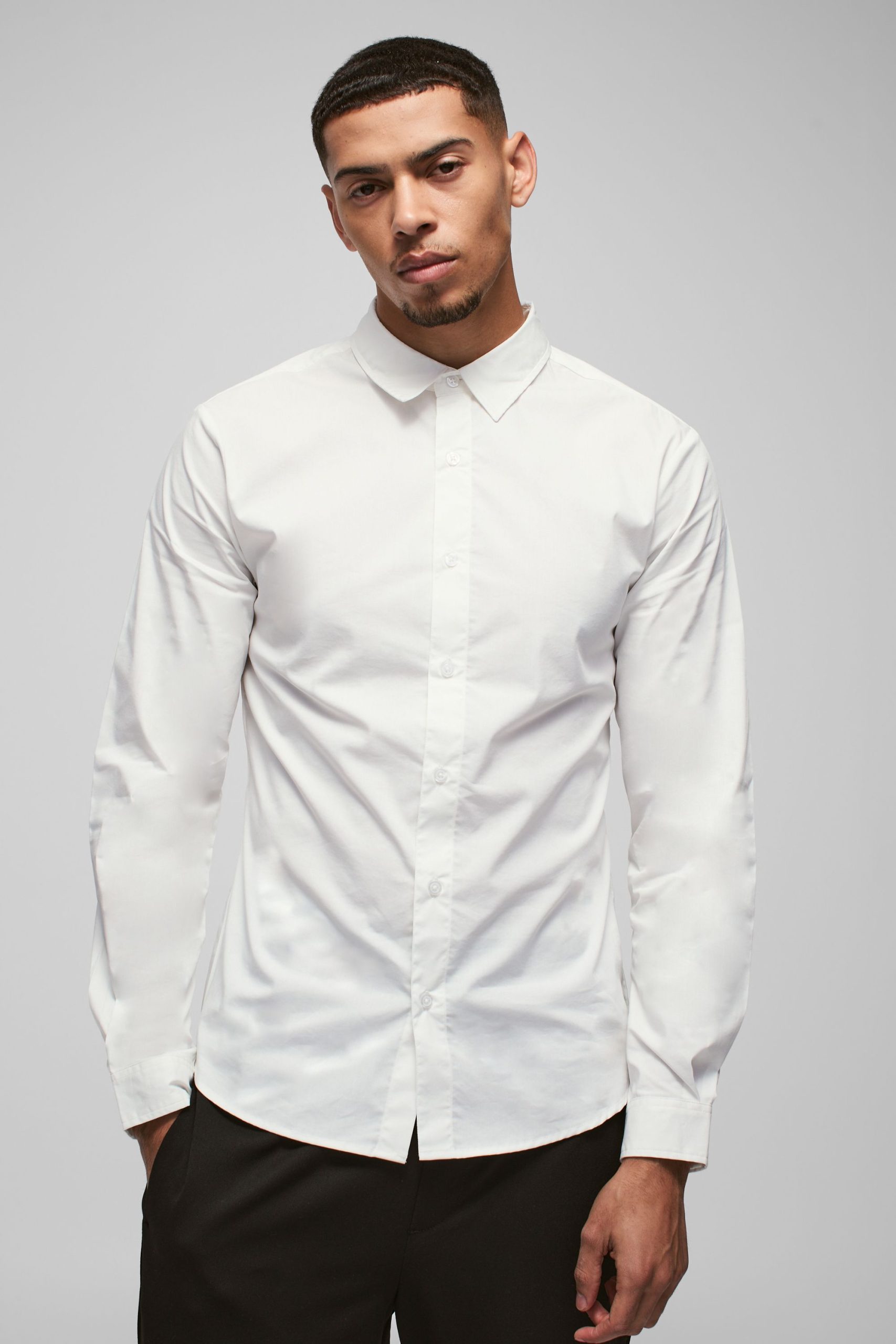 Long Sleeve Slim Shirt