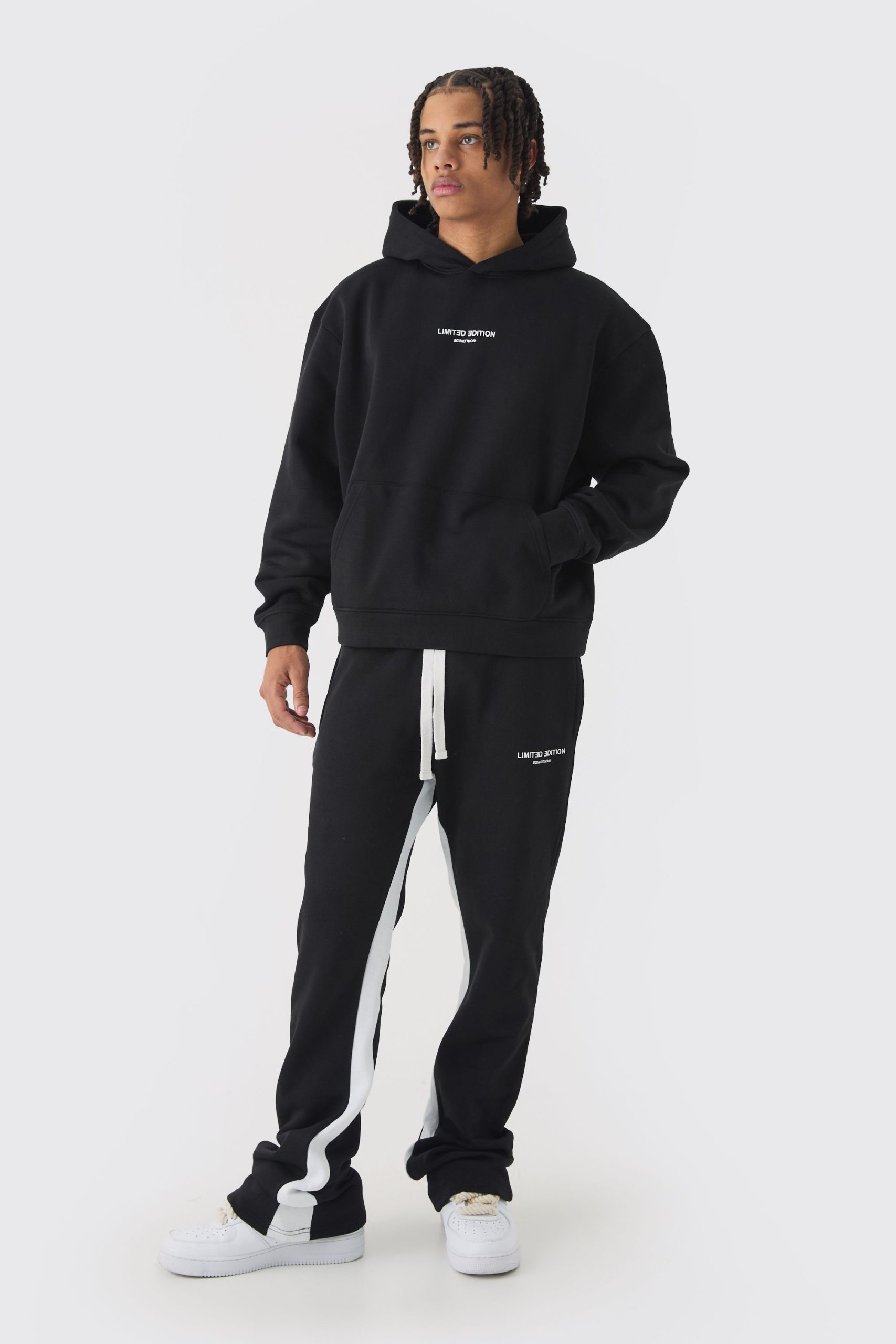 Oversized Boxy Limited Edition Extended Drawcords Hooded Tracksuit