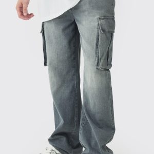Tall Skinny Stretch Cargo Jeans