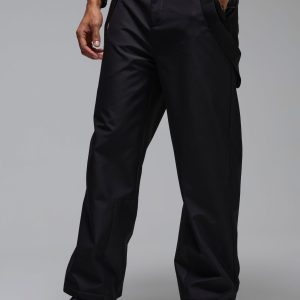 Man Active Detachable Strap Ski Trousers