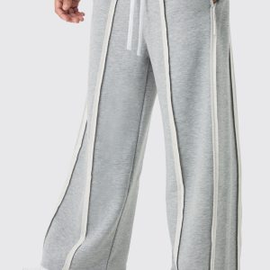 Extreme Wide Leg Exposed Seam Jogger