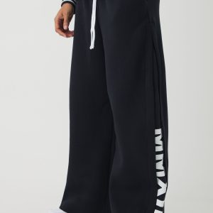 Extreme Wide Leg Pleated Gusset Jogger