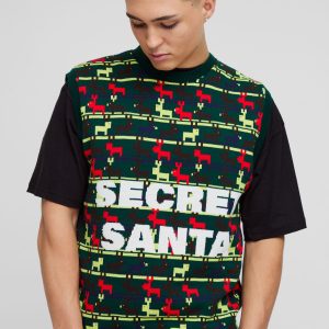 Regular Fit Secret Santa Christmas Vest