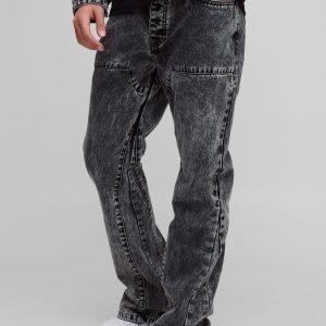 Relaxed Flared Carpenter Gusset Jeans