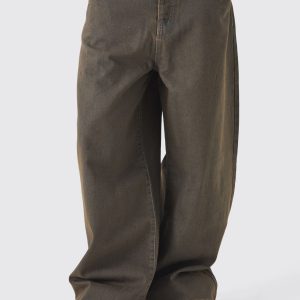 Parachute Baggy Brown Washed Jeans