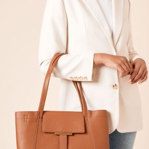 Freya Tote Bag With Gold Hardware