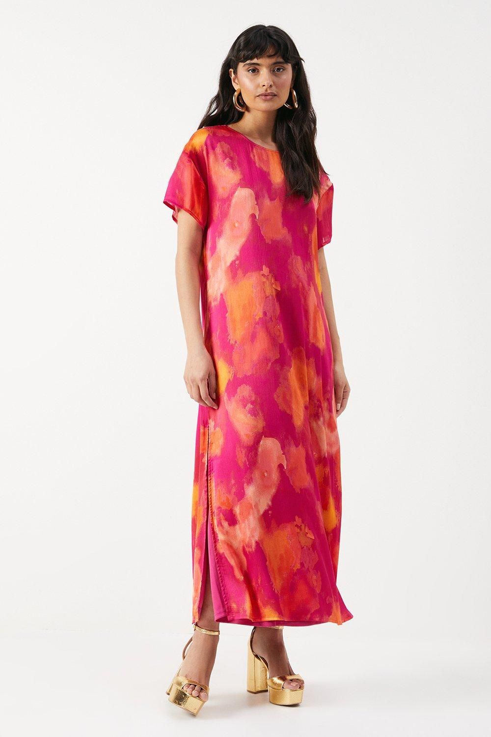 Oversized Midi T-shirt Dress