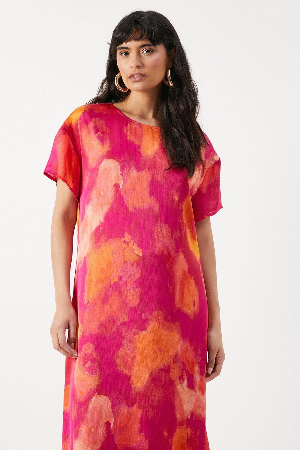 Oversized Midi T-shirt Dress - Image 2