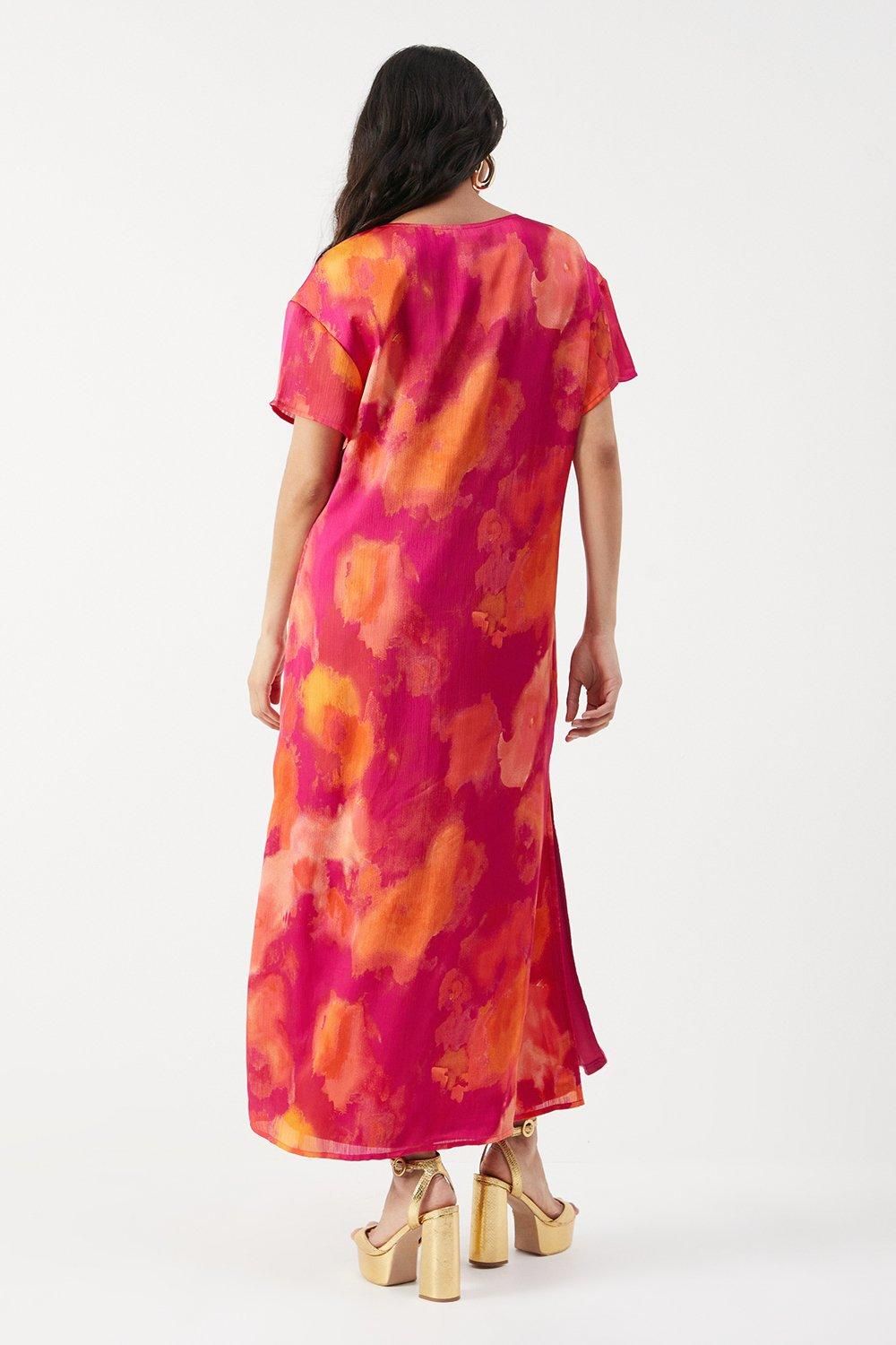 Oversized Midi T-shirt Dress - Image 3