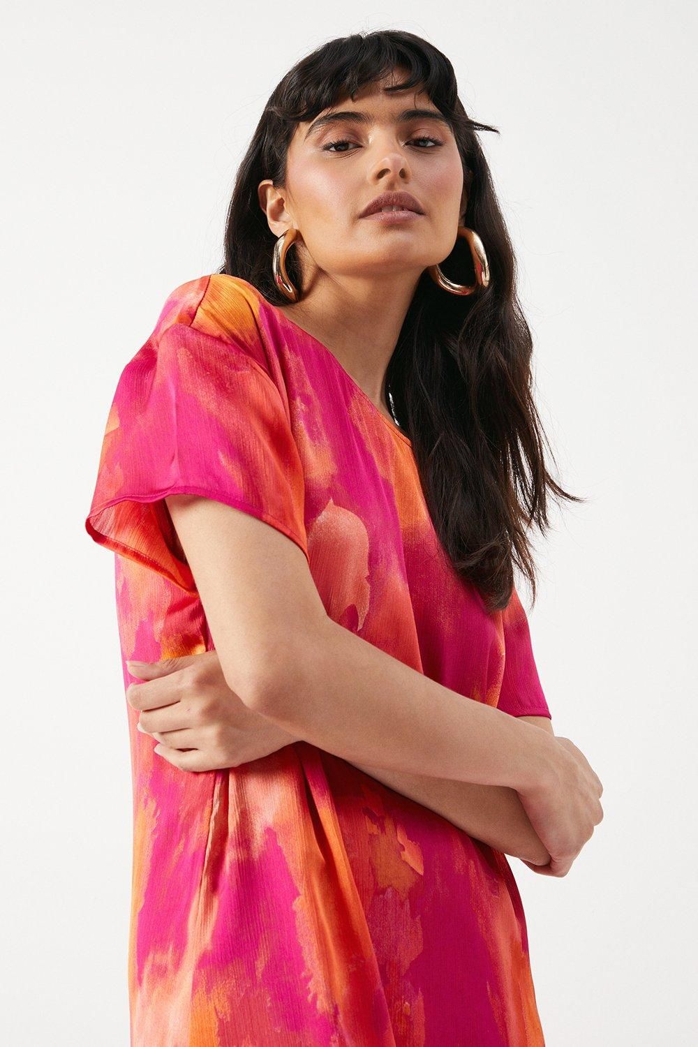 Oversized Midi T-shirt Dress - Image 4