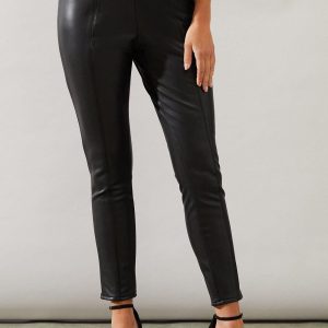 Petite Faux Leather Leggings