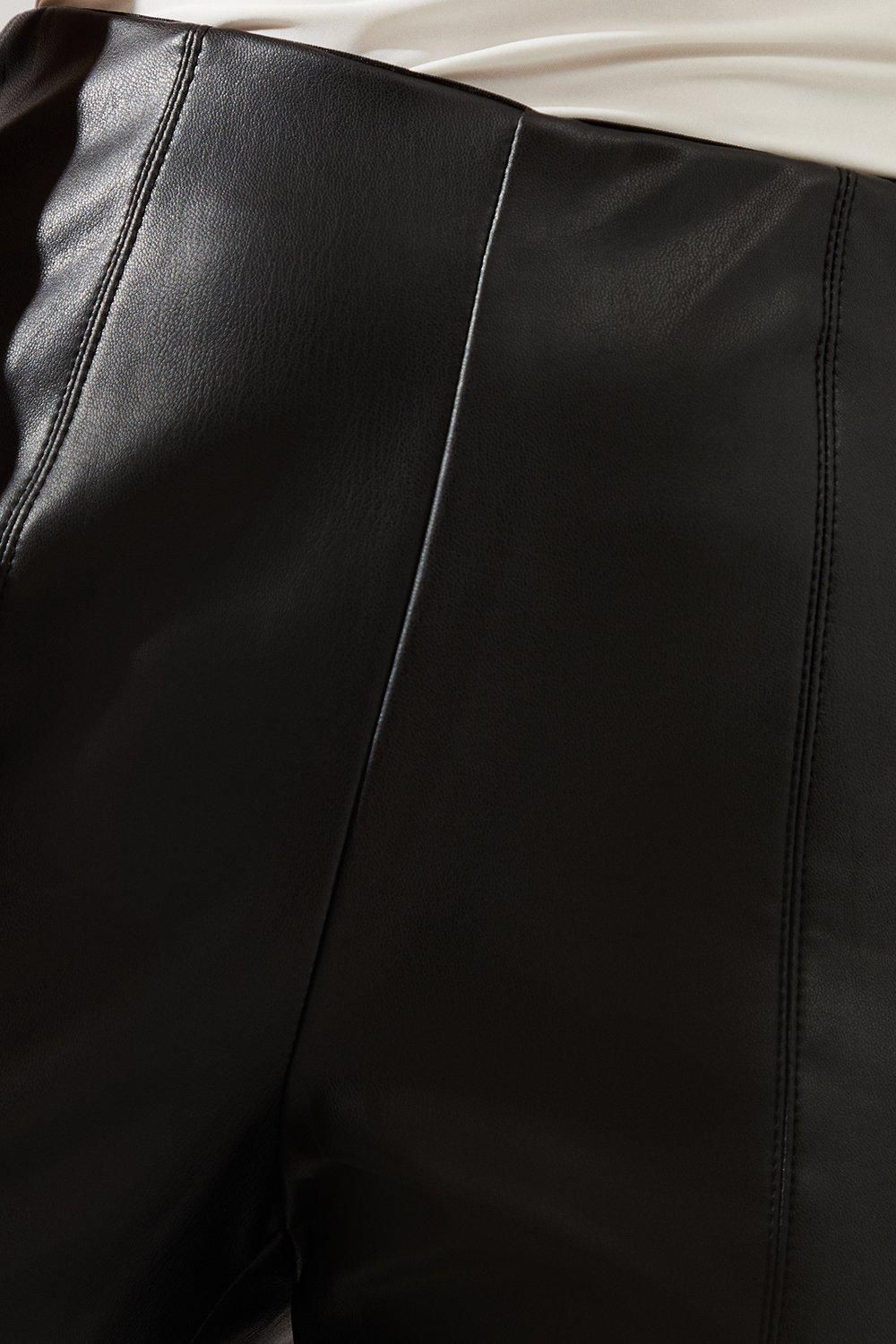 Petite Faux Leather Leggings - Image 5