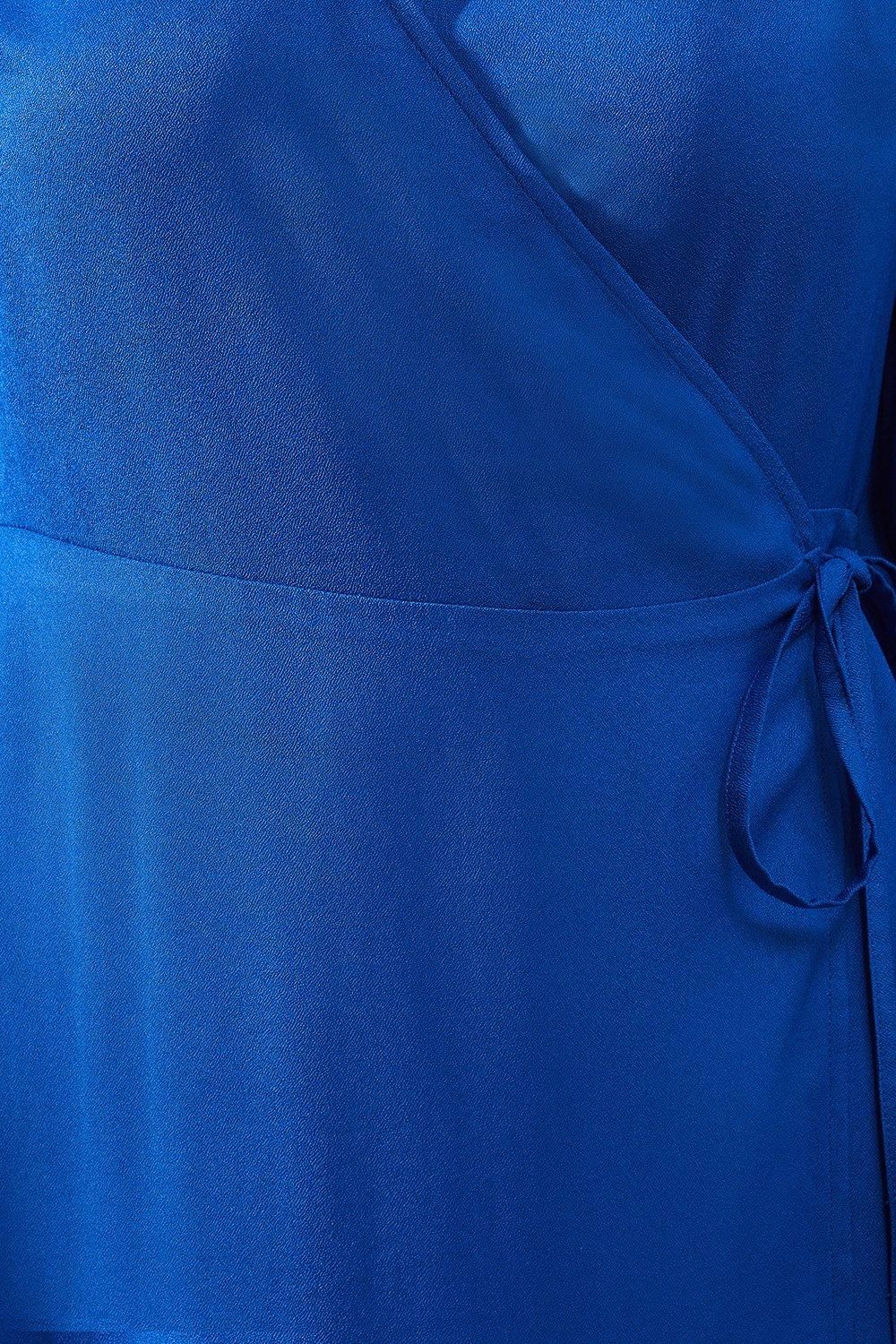 Petite Woven Wrap Dress - Image 5