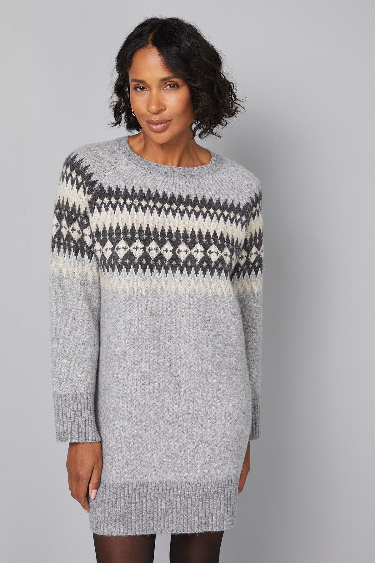 Fairisle Tunic Dress - Image 2
