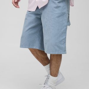 Acid Wash Carpenter Corduroy Jorts