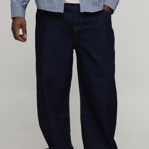 Plus Indigo Denim Relaxed Fit Jeans