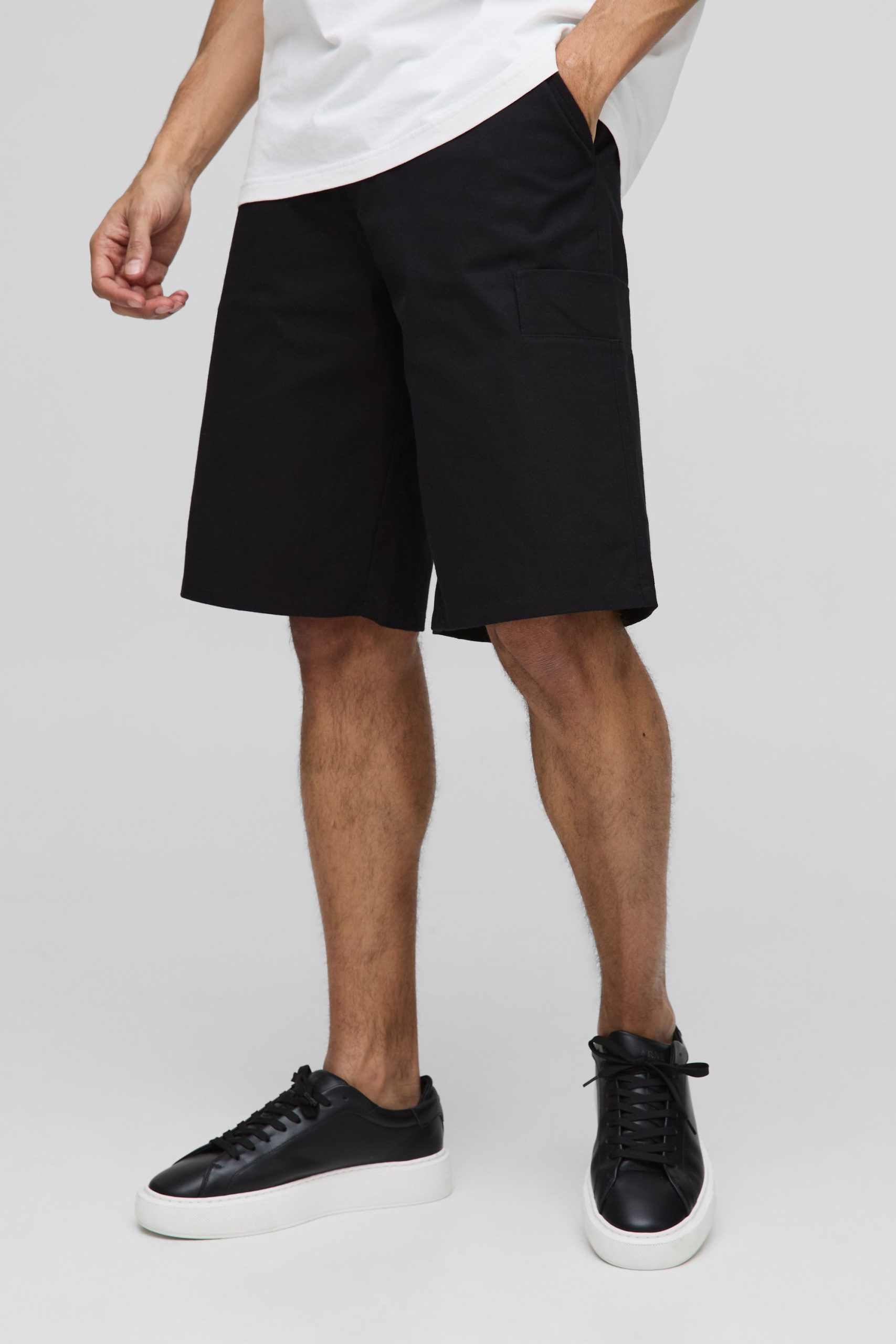 Bermuda Canvas Cargo Shorts