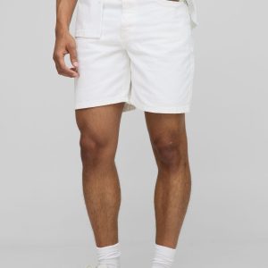 Relaxed Denim In White
