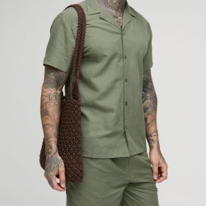 Tall Regular Linen Shirt & Short Set