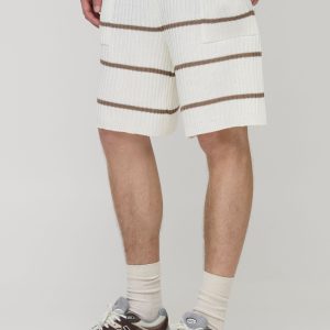 Tall Stripe Relaxed Knitted Shorts