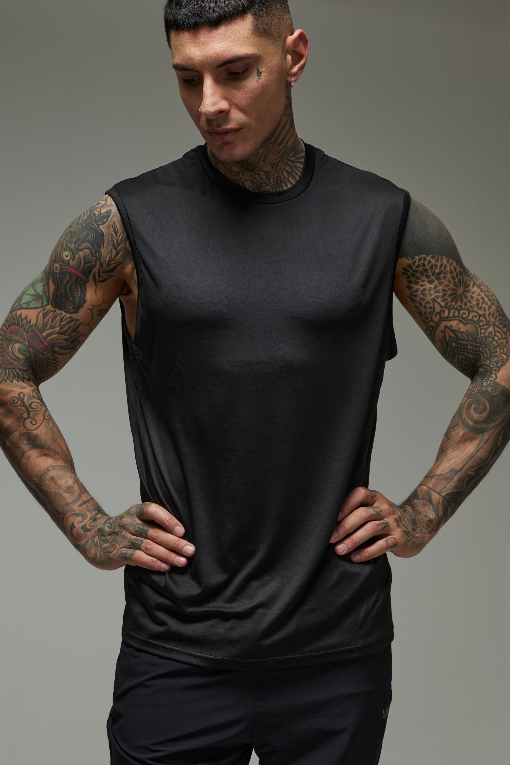 Tall Man Active Lightweight Essentials Regular Fit Gym Tank