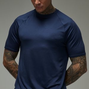 Tall Man Active Lightweight Essentials Gym Regular Fit Raglan T-shirt