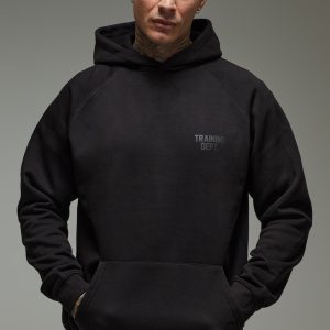 Tall Training Dept Oversized Embossed Hoodie