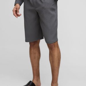 Pleated Elasticated Waist Jort