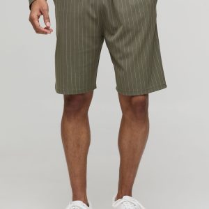 Relaxed Fit Striped Shorts