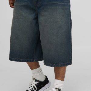 Plus Overdye D Ring Relaxed Fit Jorts