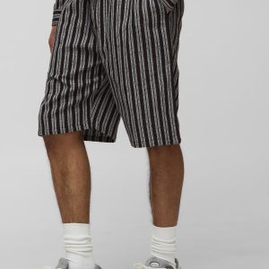 Stripe Relaxed Fit Short