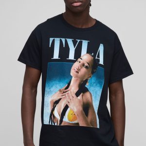 Oversized Tyla License Printed T-Shirt