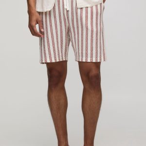 Elasticated Waist Relaxed Fit Crochet Shorts