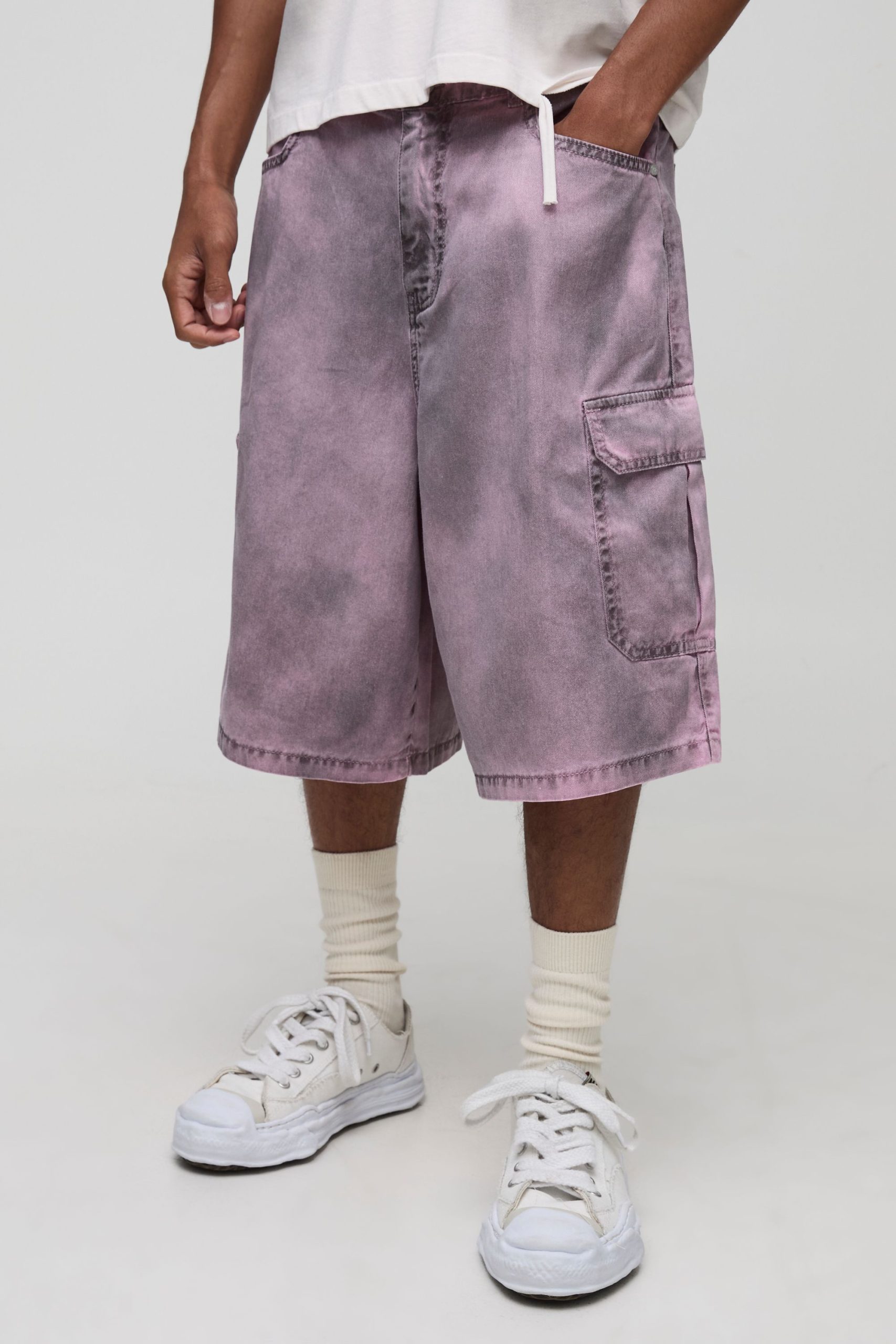 Parachute Washed Twill Cargo Shorts
